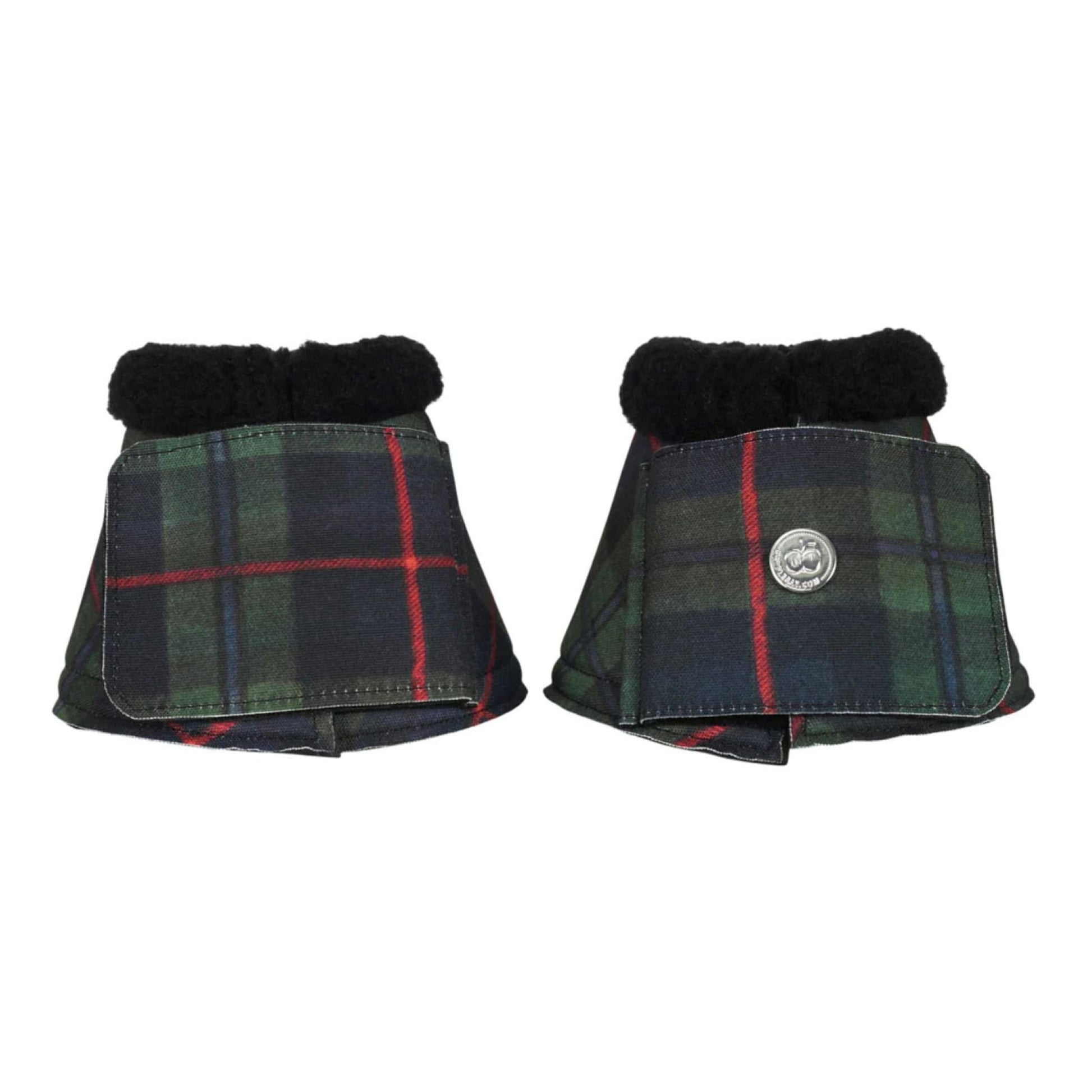 Dapplebay Holiday Plaid Bell Boots