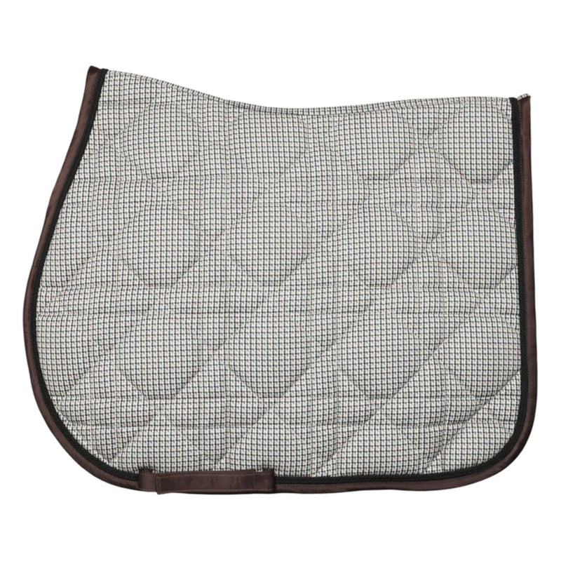 Dapplebay Heirloom Bay Houndstooth Jump Saddle Pad