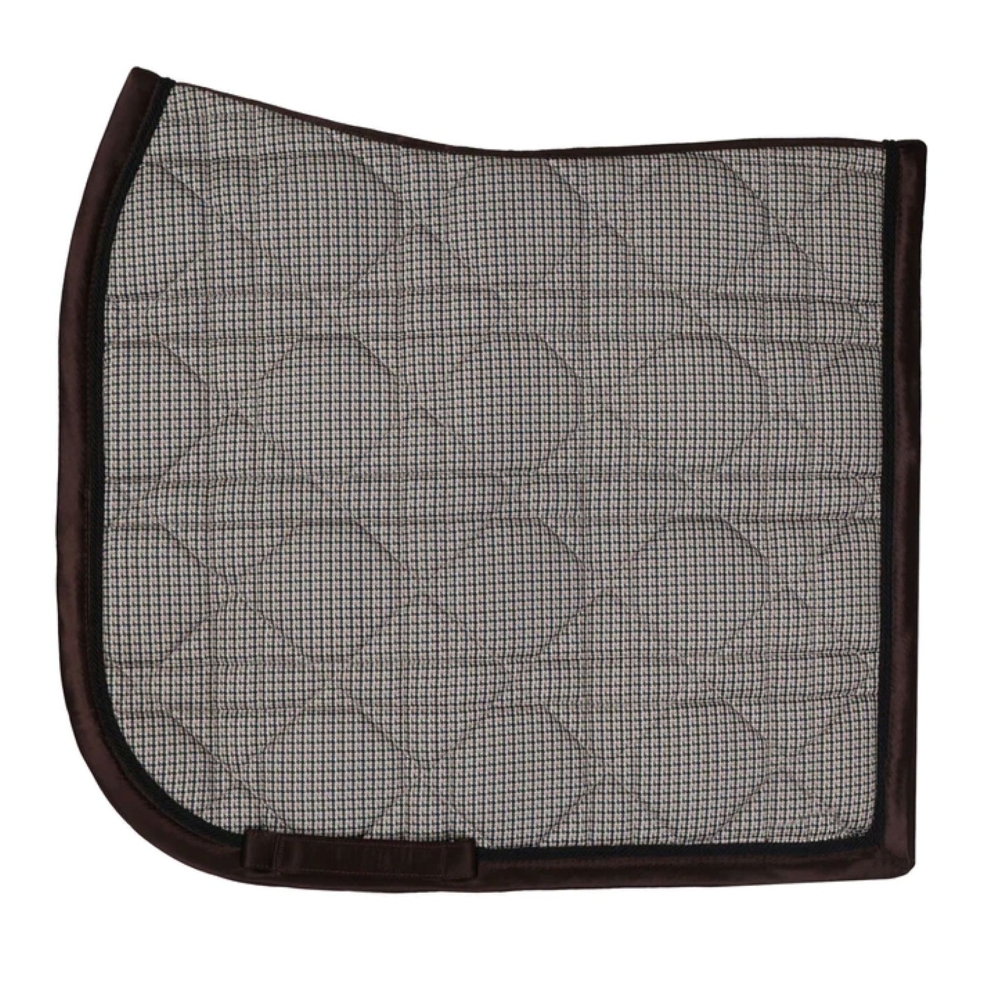 Dapplebay Heirloom Bay Houndstooth Dressage Saddle Pad