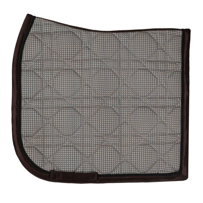Dapplebay Heirloom Bay Houndstooth Dressage Saddle Pad