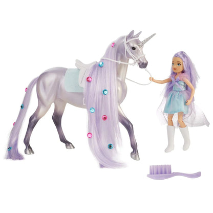 Breyer Twila & Moonstone - Magical Unicorn and Rider