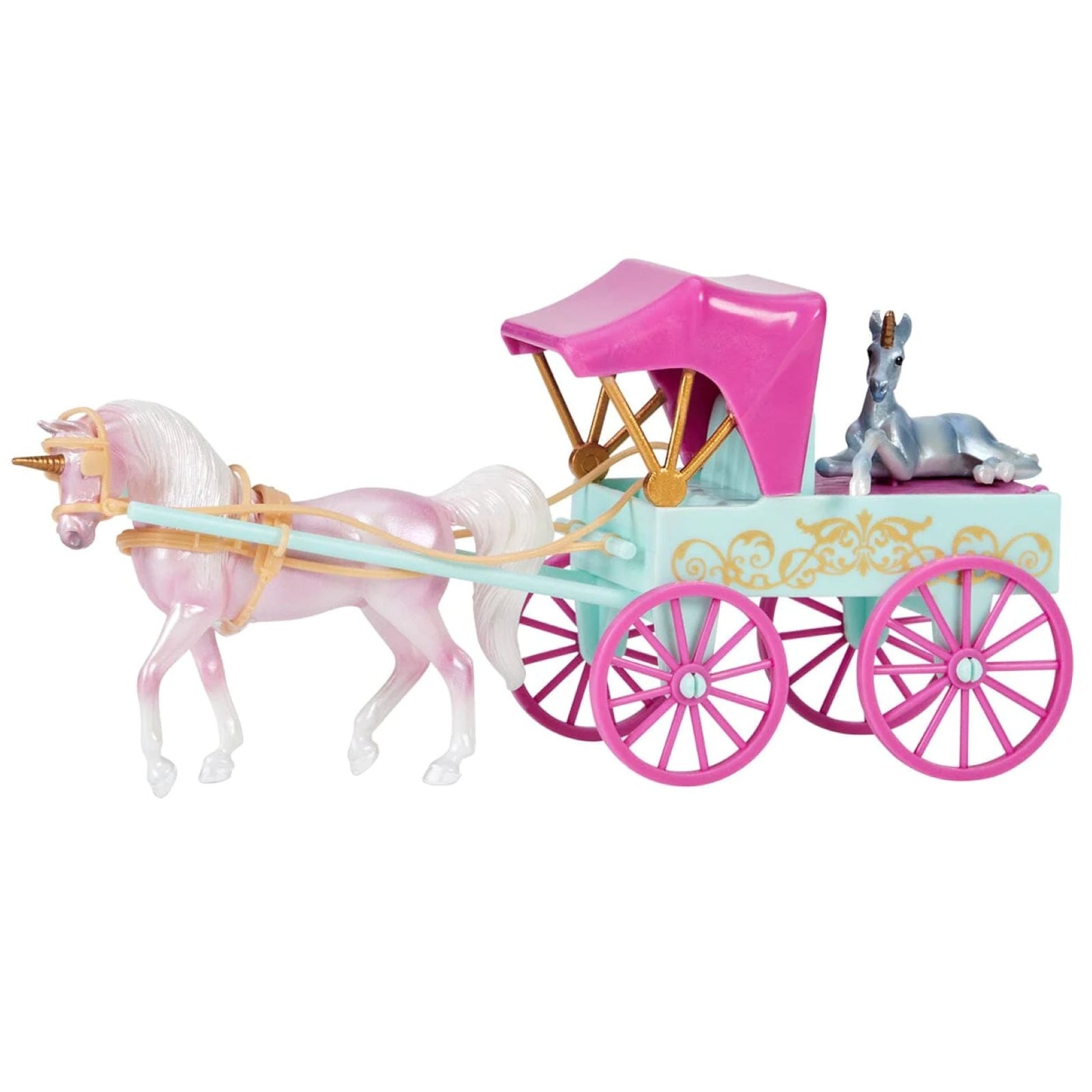 Breyer Unicorn Magic Carriage and Foal