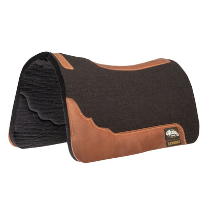 Weaver Synergy Contoured Steam Pressed 100% Merino Wool Felt Performance Saddle Pad
