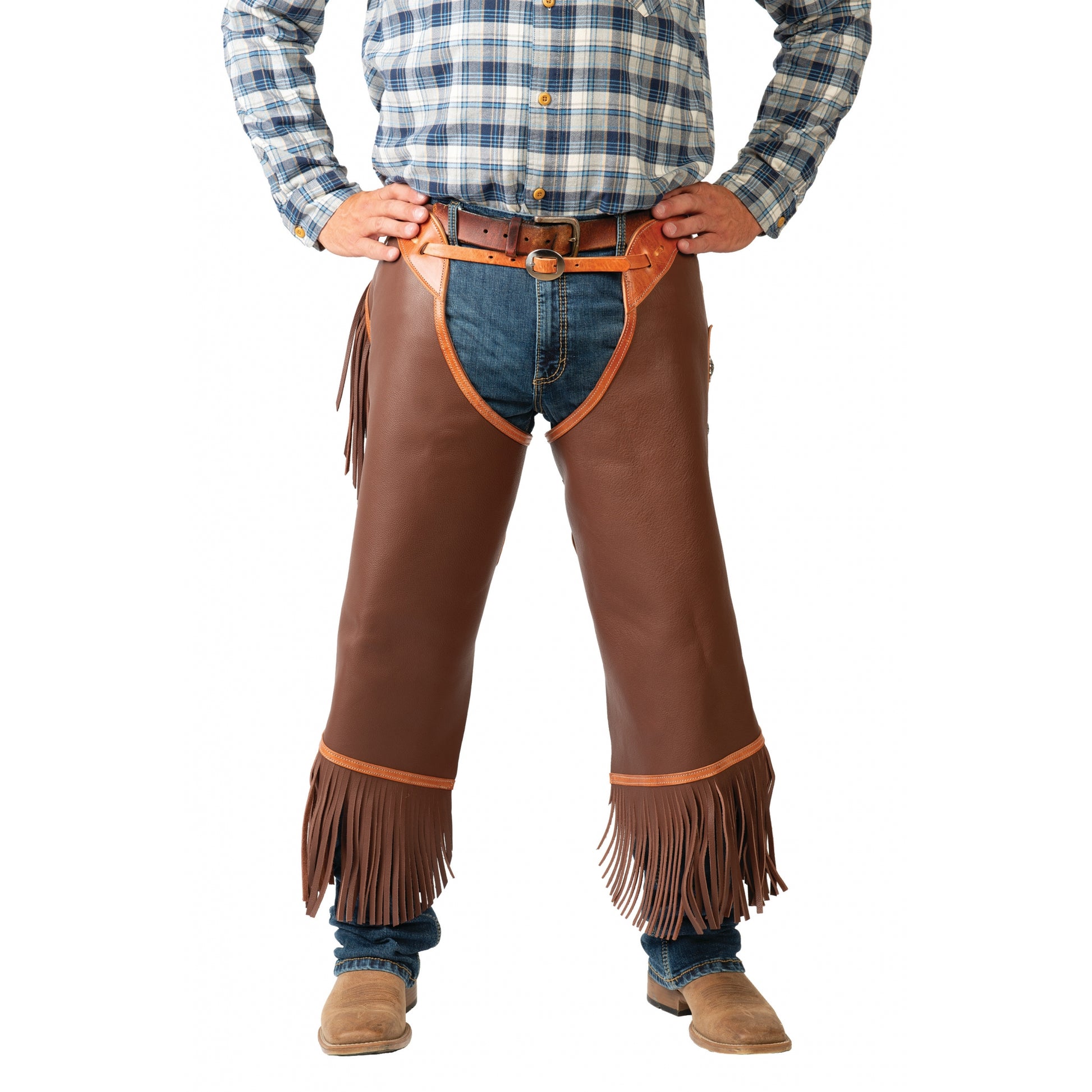 Weaver Western Leather Cowboy Chinks