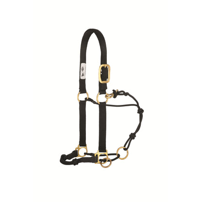 Weaver Kalley Krickeberg Nylon & Rope Combination Horsemans Halter with Side Ring