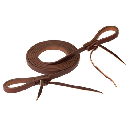 Weaver STS Ranch Signature Tack Harness Leather Roping Rein with Water Tie Ends