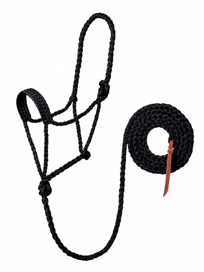 Weaver Braided Rope Halter with 10' Lead