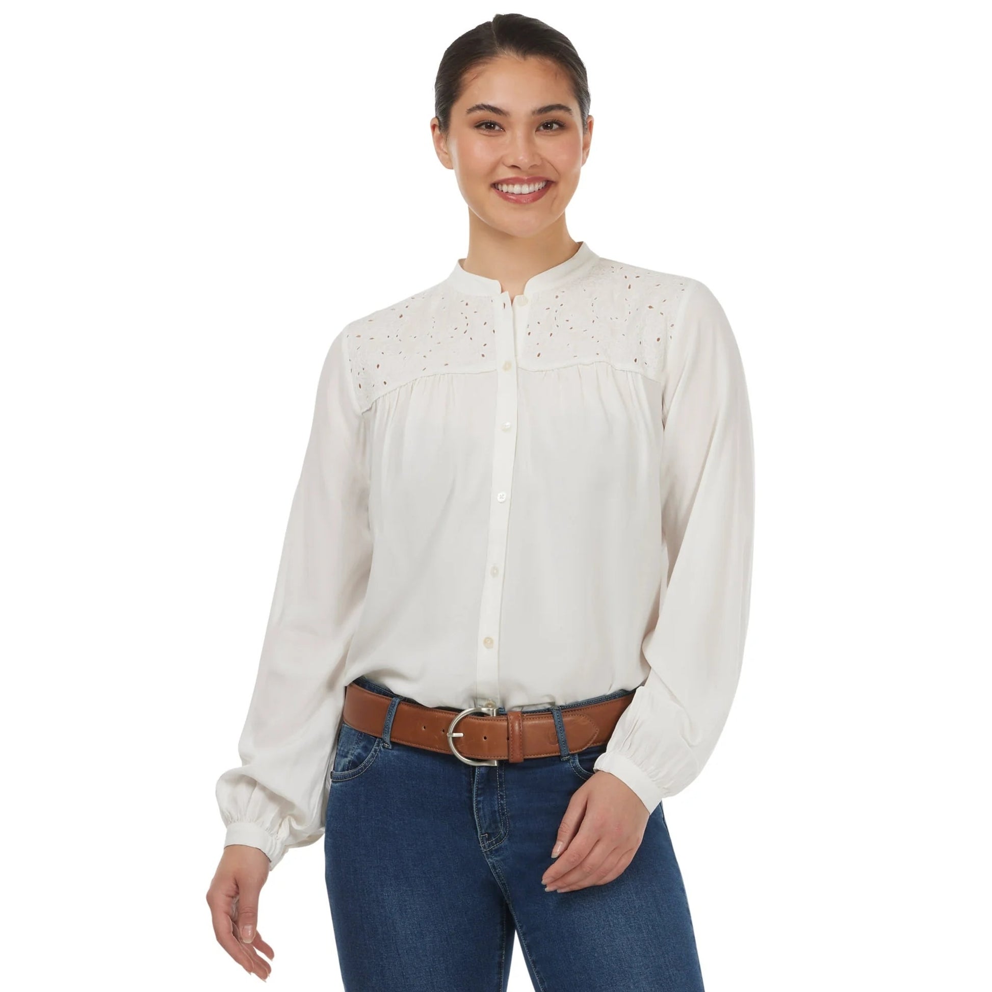 Kerrits Hollyhocks & Horseshoes Blouse