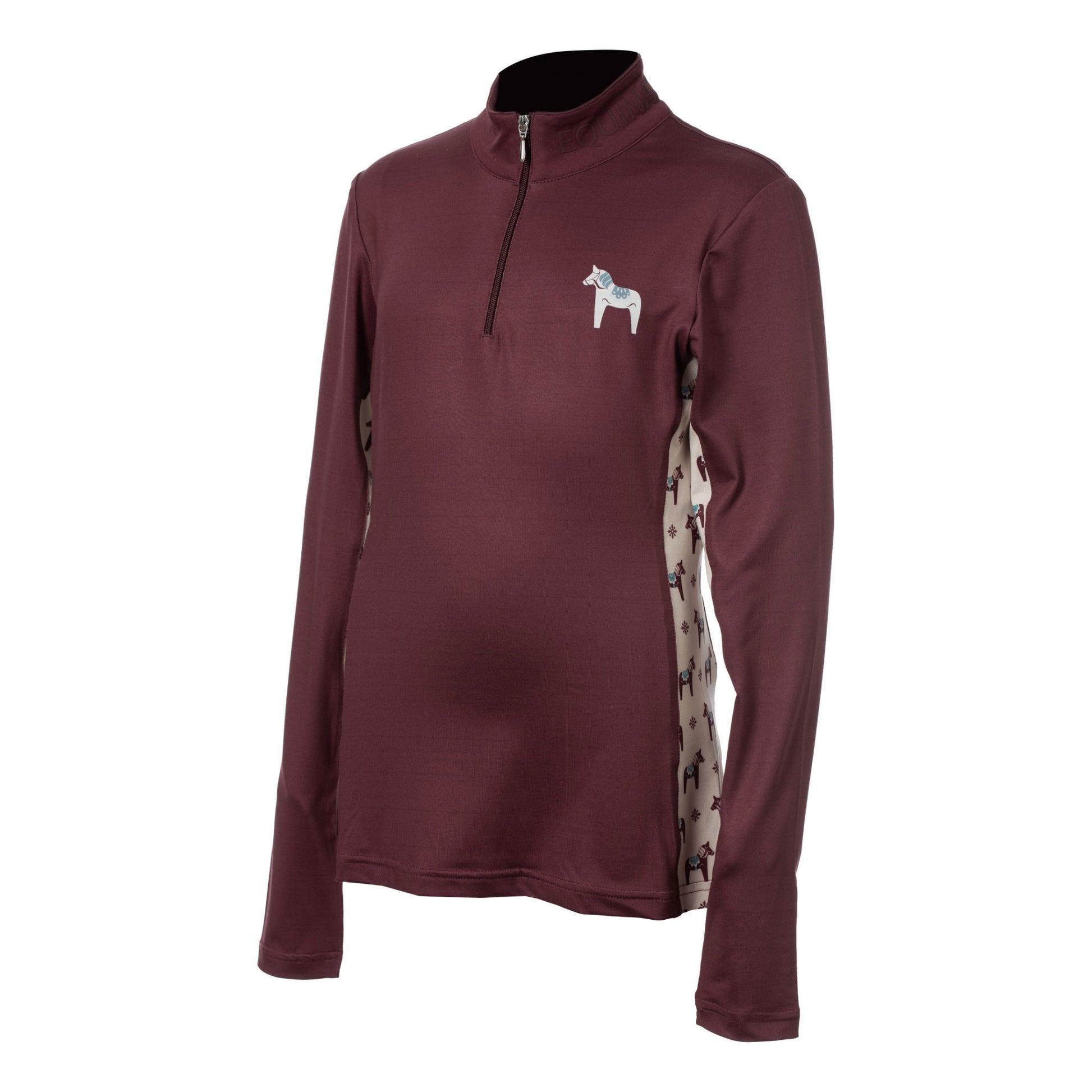 Equinavia Lena Kids Long Sleeve Quarter Zip Shirt
