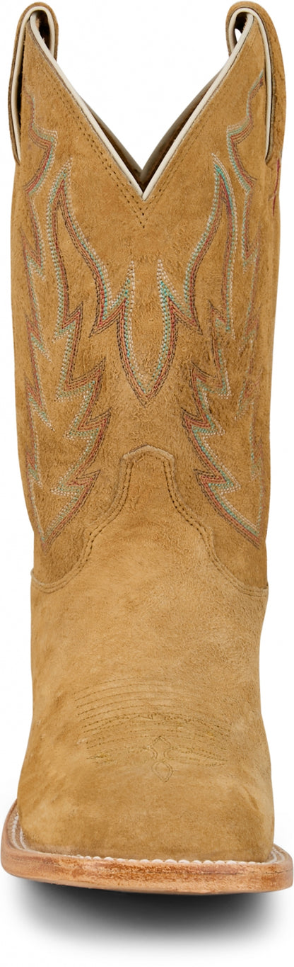 Justin Mens Quincy 11" Sueded Ostrich Boots