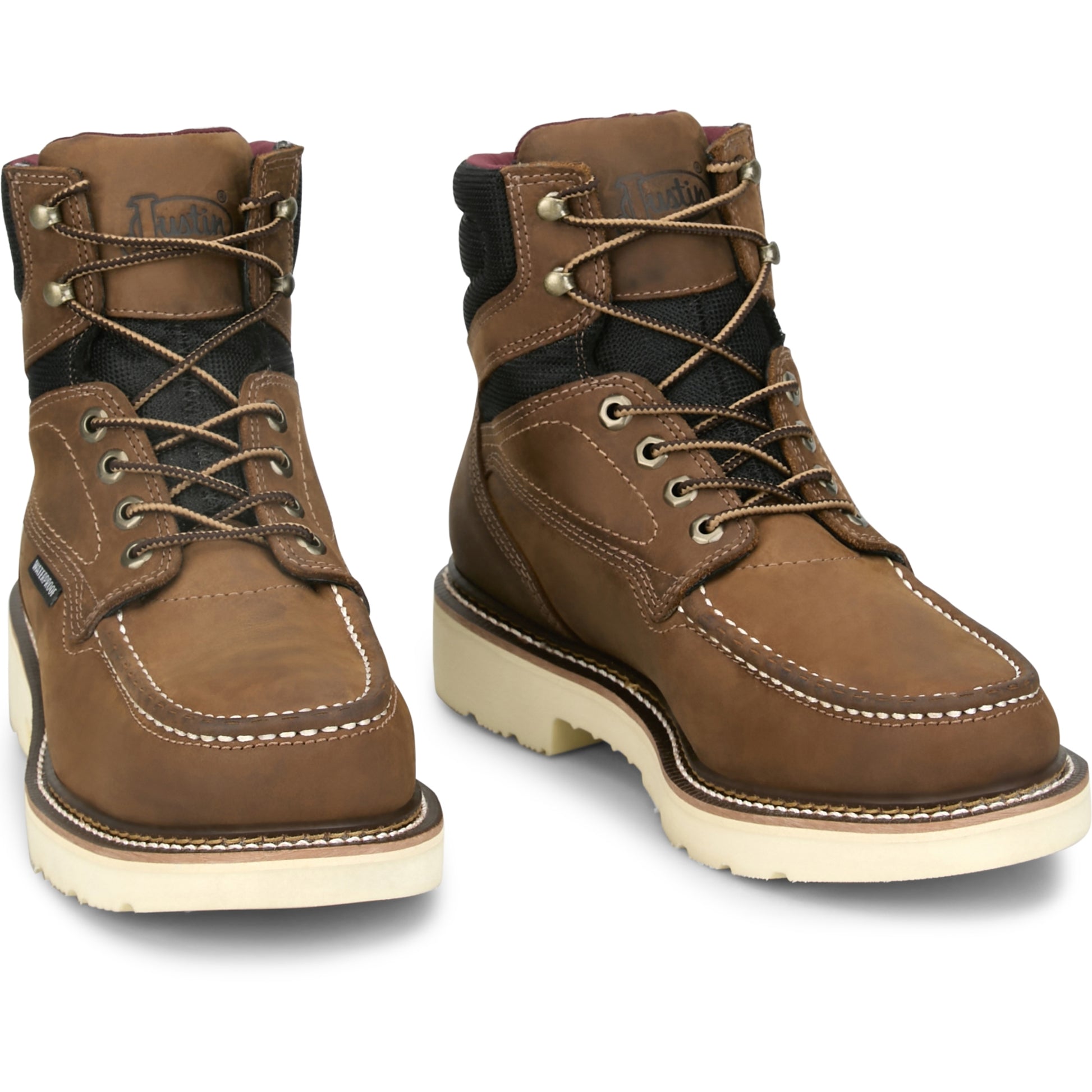 Justin Mens Bristol 6" Waterproof Steel Toe Boots