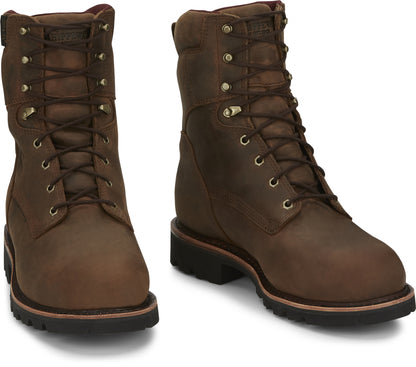 Chippewa Mens Super DNA 8" Waterproof Steel Toe Insulated Boots