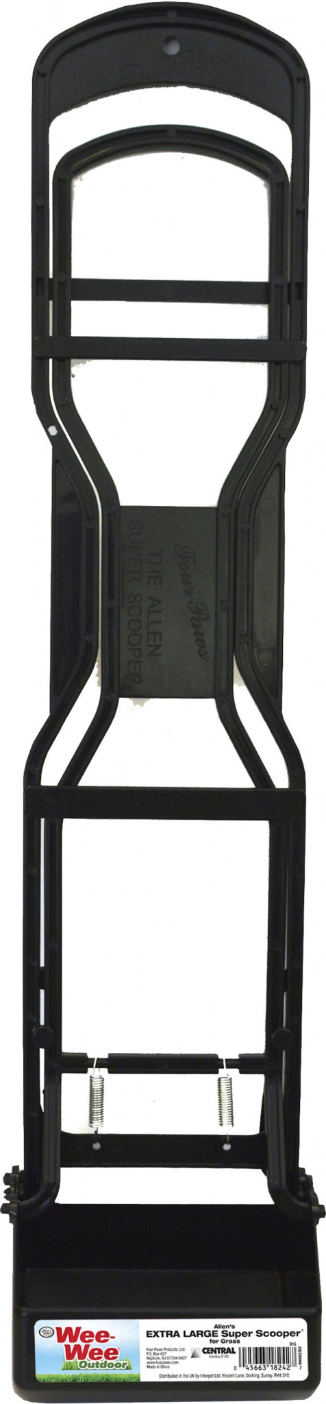 Spring Action Scooper 6.5 x 6 x 29 black