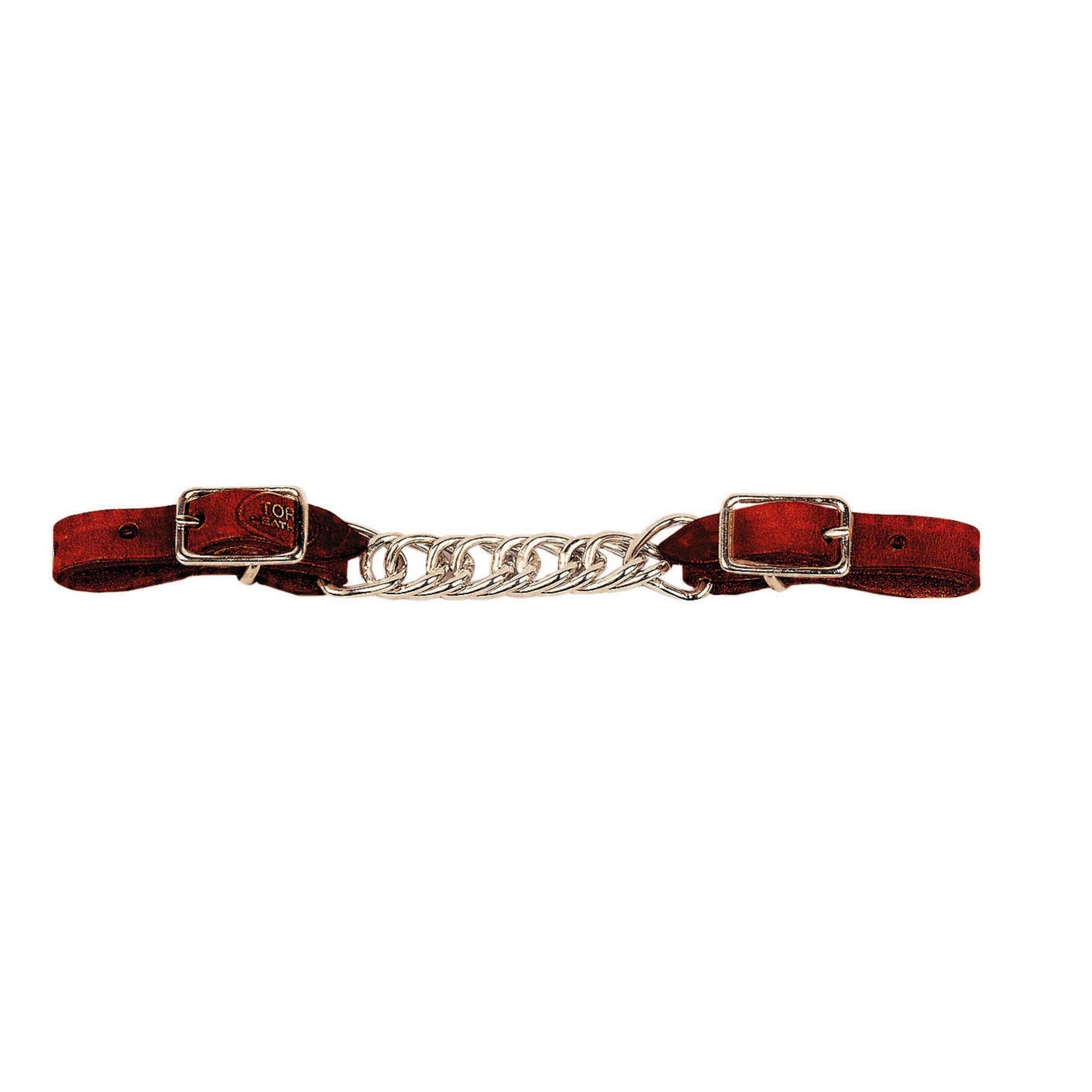 Tory Flat Twisted Chain Curb Strap Bk/Gry