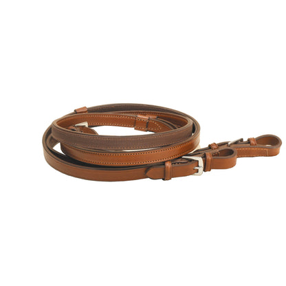 Tory English Reins with Rubber Inside Grip 5/8x54 Brn