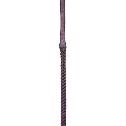 Perris Braided Leather Reins 54 Havana