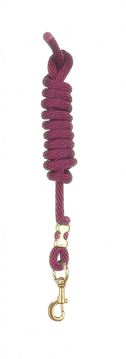 Perris Poly Nylon Lead With Brass Snap 8ft Brn