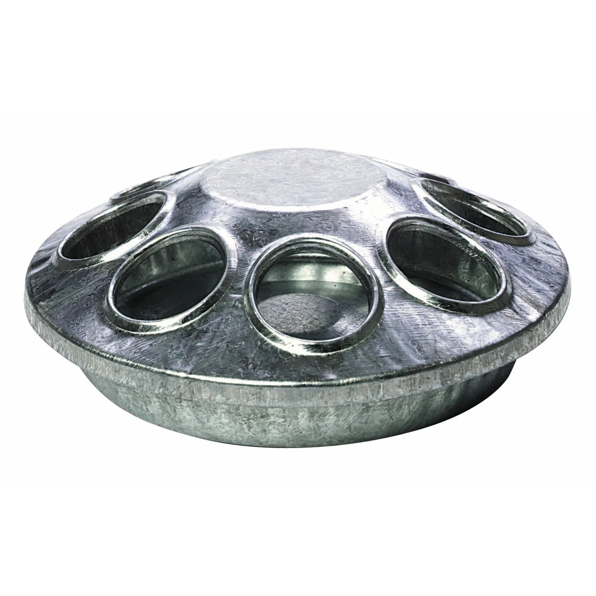 Galvanized Round Feeder 6 In