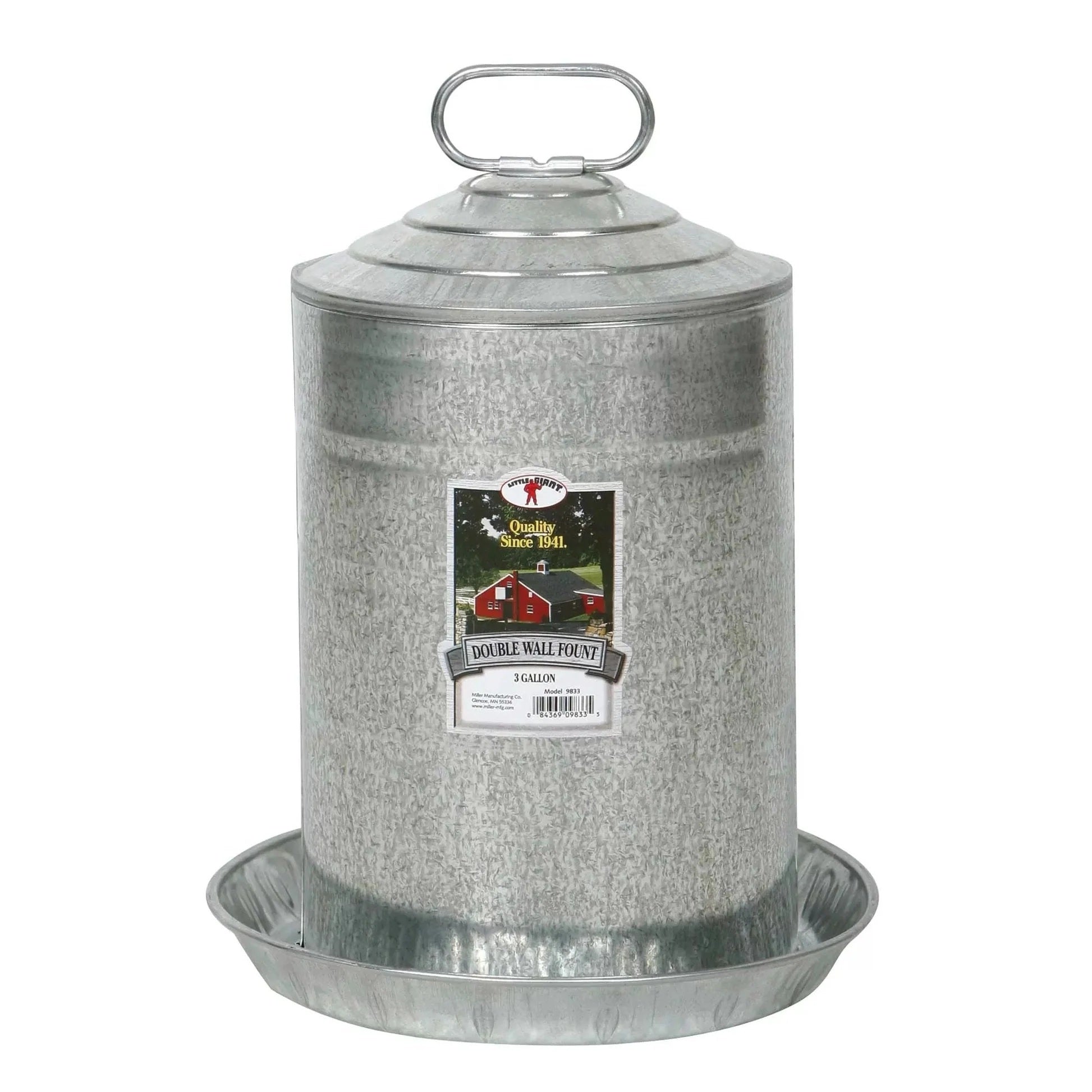 Galvanized Double Wall Founts