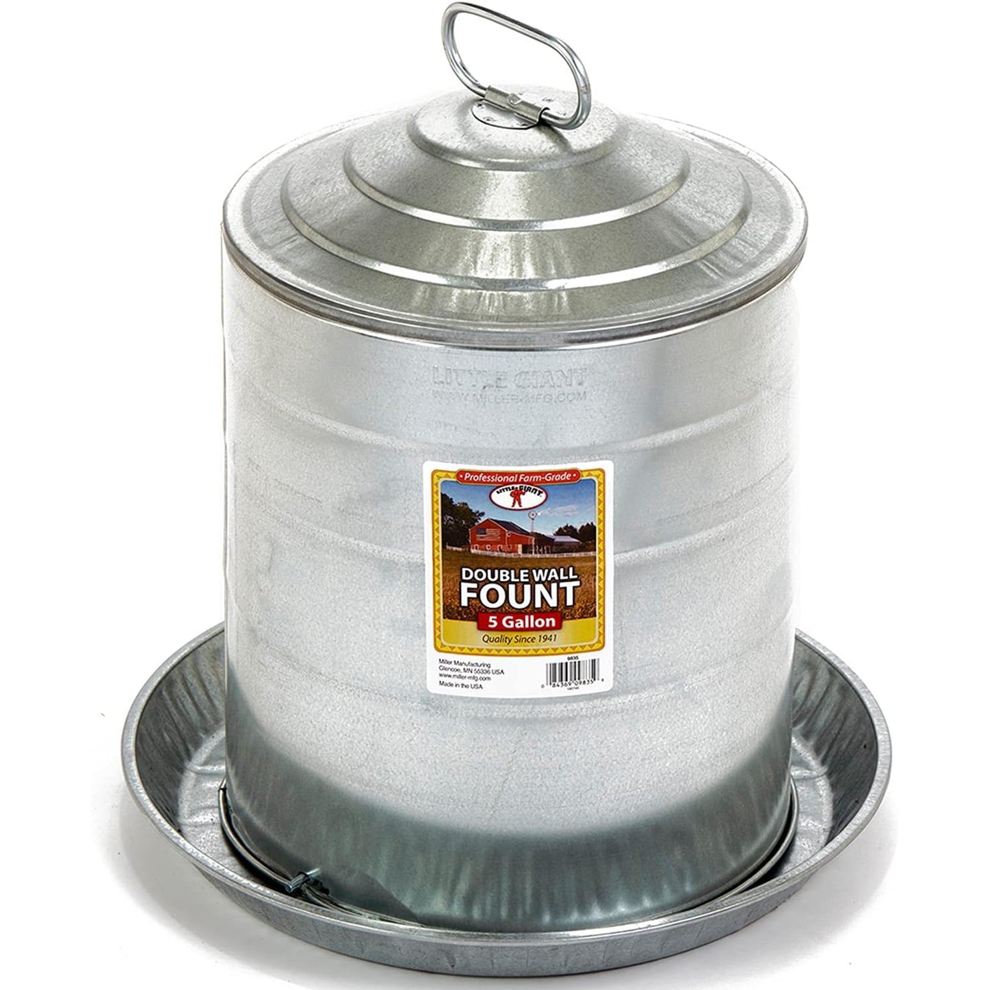 Galvanized Double Wall Founts