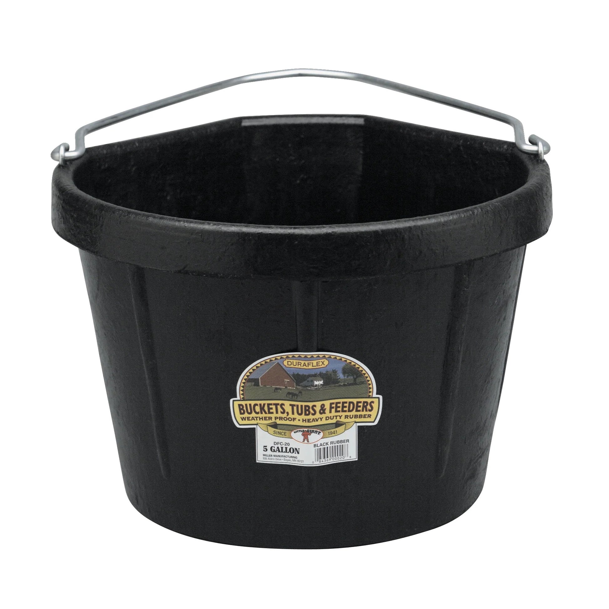 DuraFlex 5 Gallon Rubber Corner Bucket