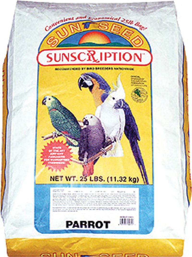 Sunseed Parrot Mix Food 25lb