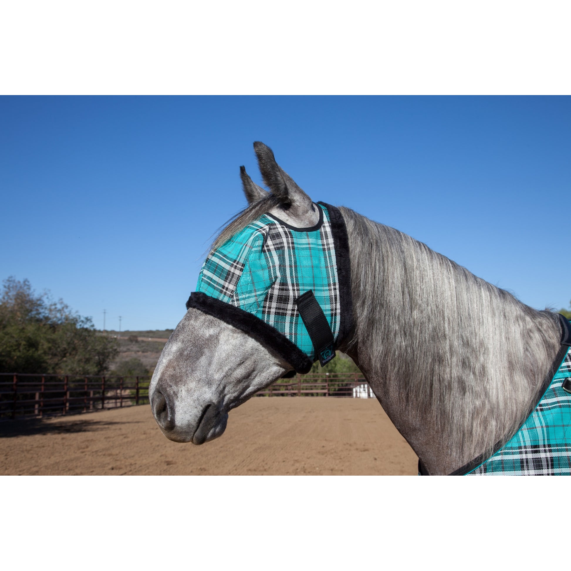 Kensington Fly Mask with Fleece Trim