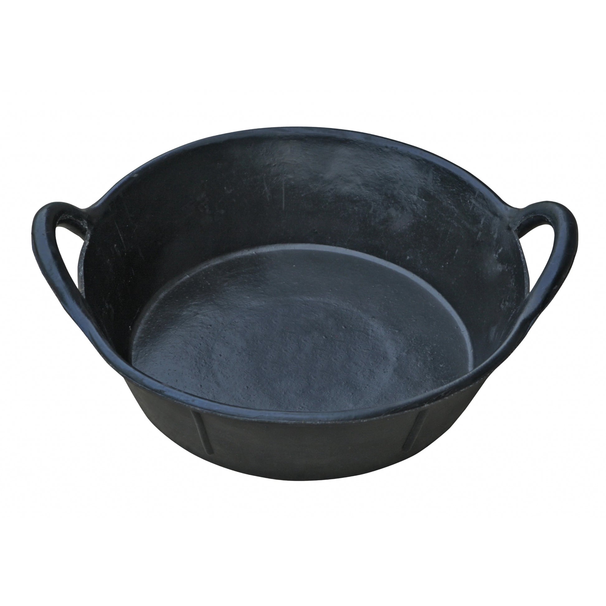 Little Giant Rubber Pan with Handles Black 3 Gallon