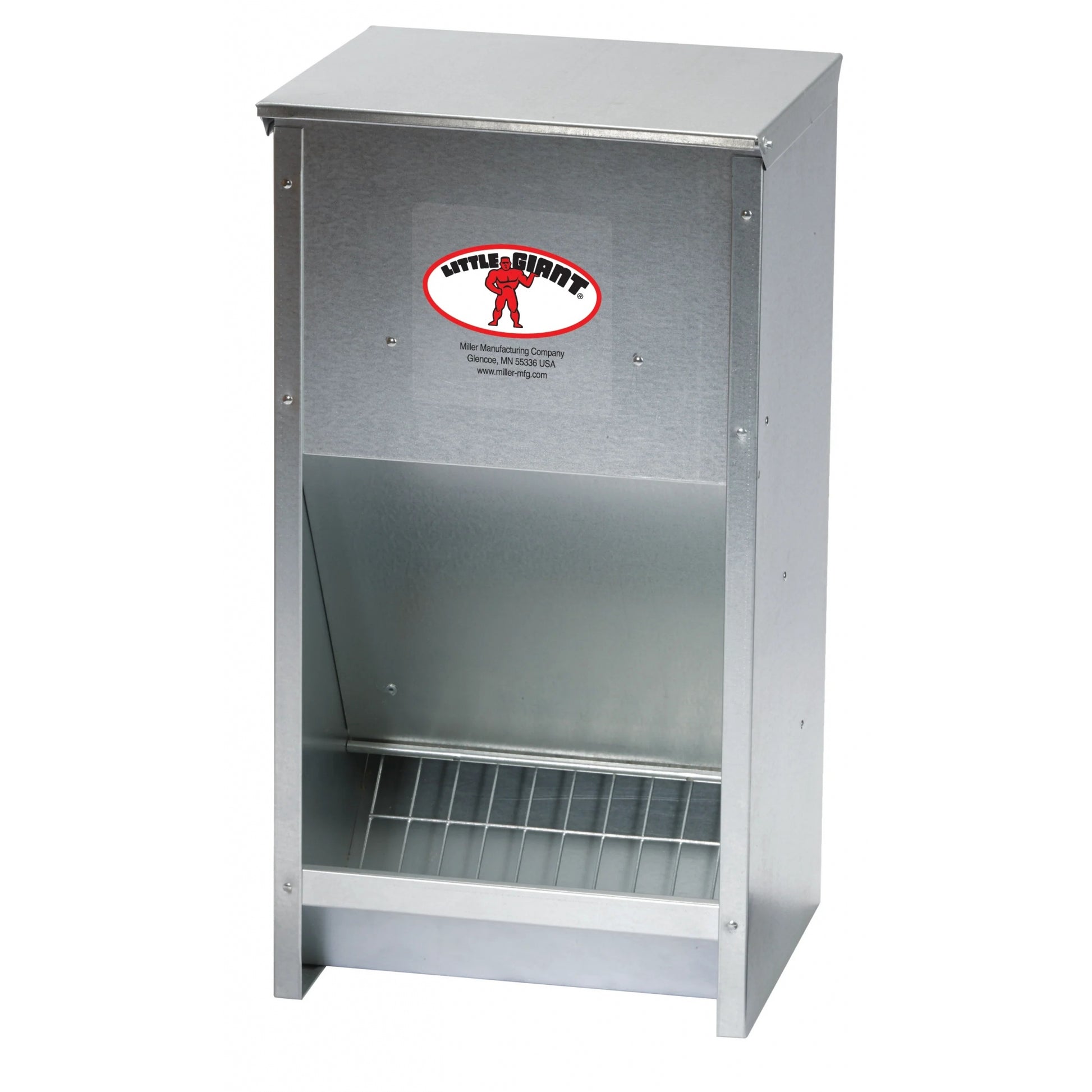 Galvanized High Capacity Poultry Feeder