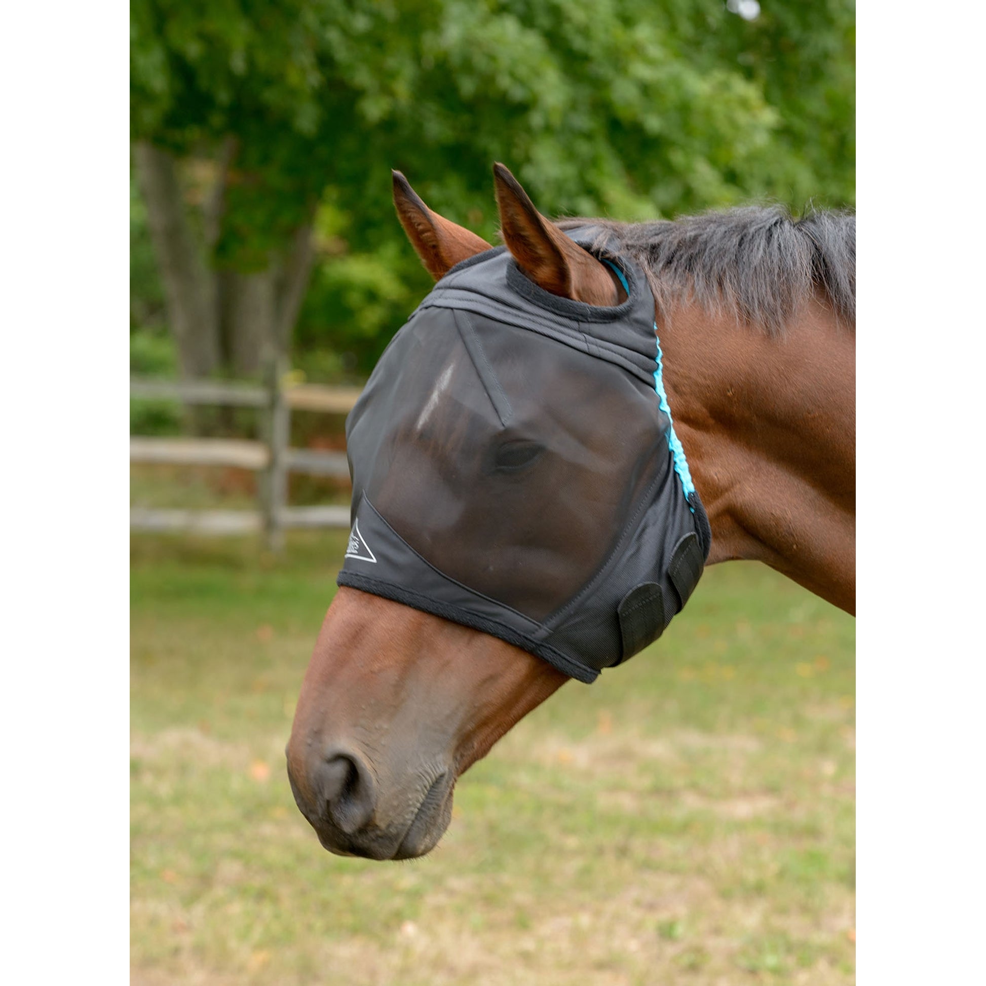 Shires FlyGuard Pro Fine Mesh Fly Mask with Ear Holes