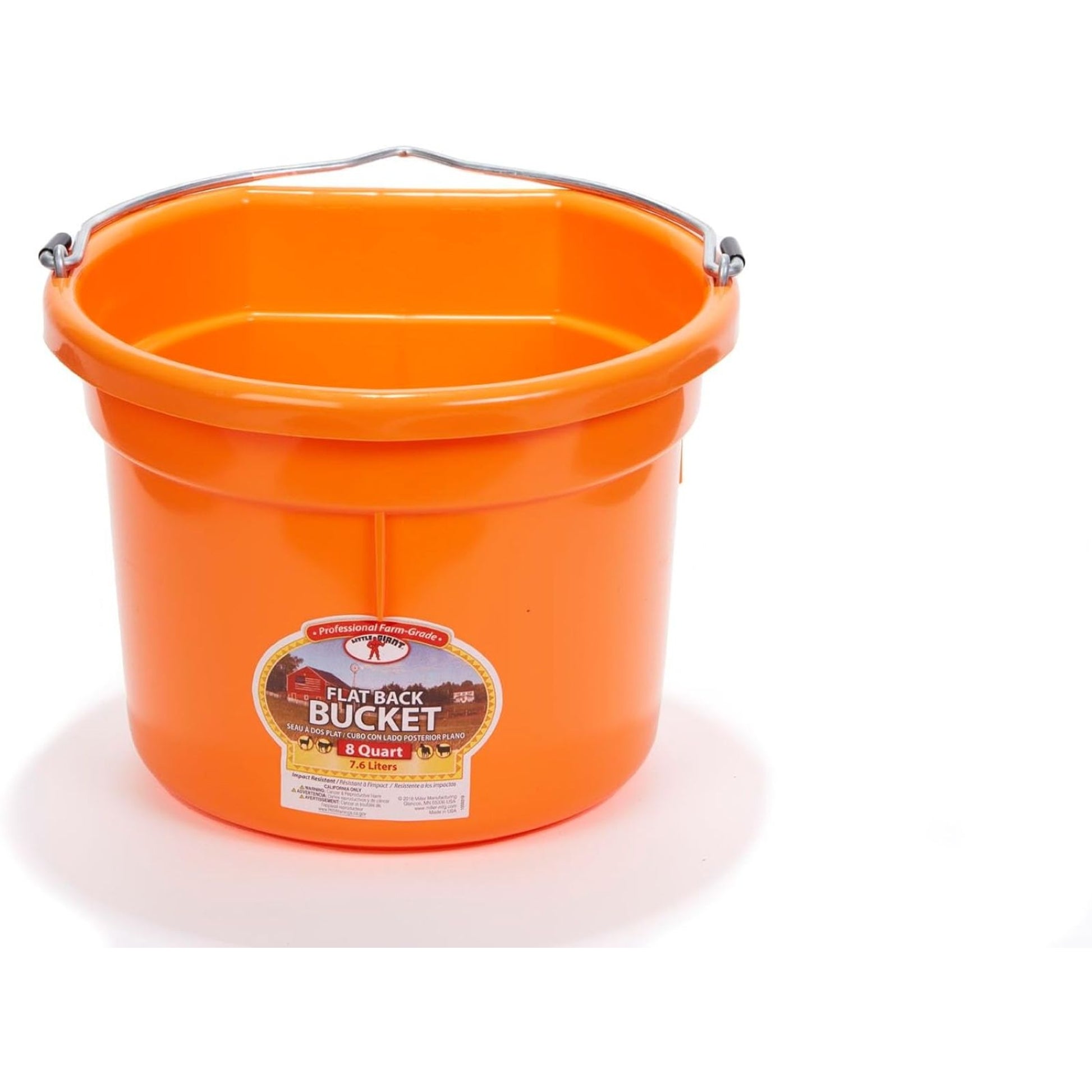 Flatback Bucket For Goats/Sheep/Miniature Horses