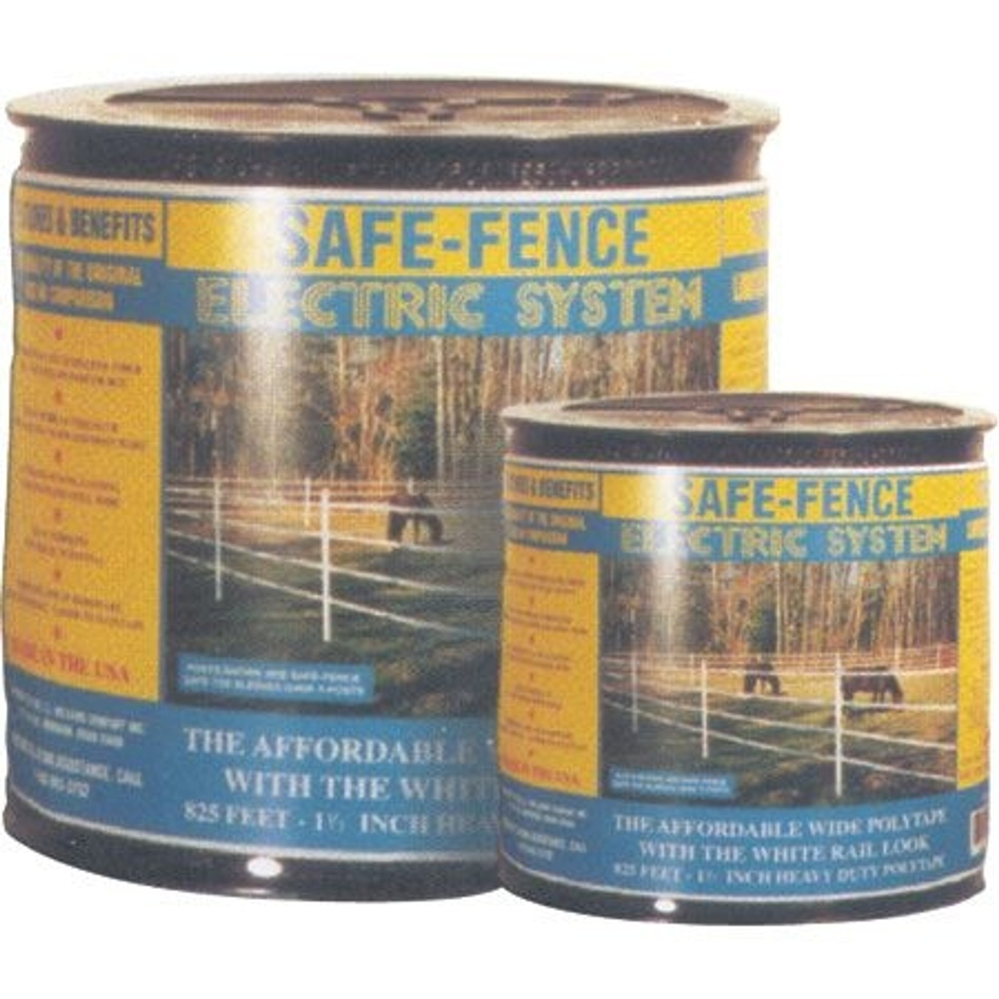 Safe Fence 1 1/2in Wide Poly Tape 825 Ft
