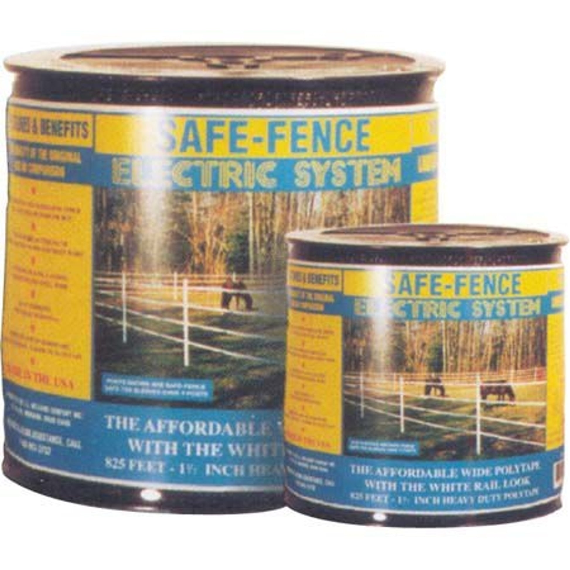 Safe Fence 1 1/2in Wide Poly Tape 825 Ft