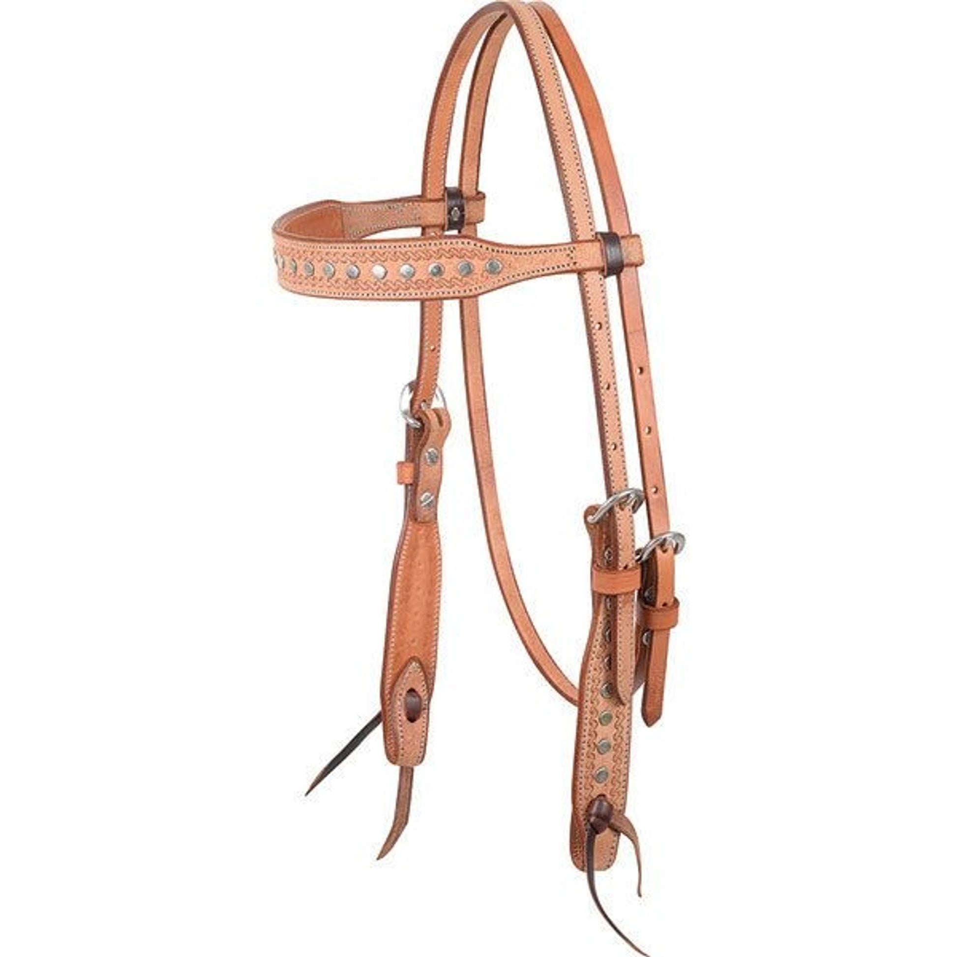 Browband Headstall- Corkscrew Design