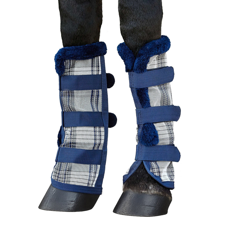Kensington Protective Fly Boots with Fleece Trim - Sold in Pairs