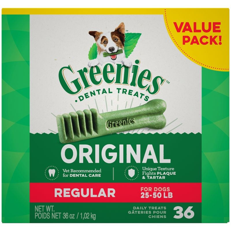 Greenies Dog Dental Chew Treats Regular