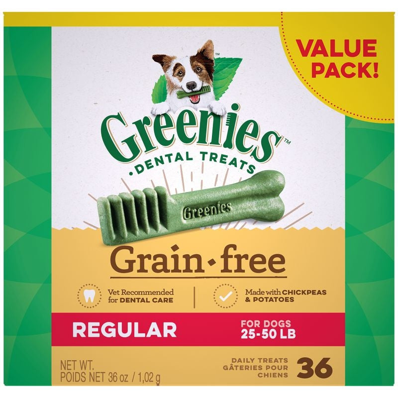Greenies Grain Free Dog Dental Chew Regular