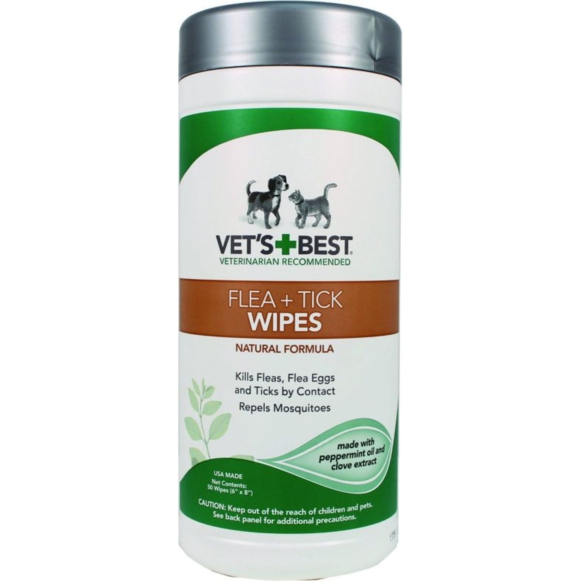 Vets Best Natural Flea/Tick Pet Wipes