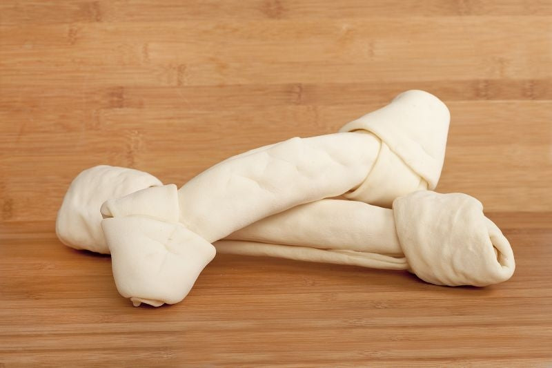 Extra Heavy Knotted Rawhide Bone