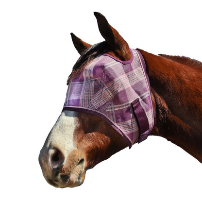 Kensington Fly Mask with Web Trim Large Deluxe Hun