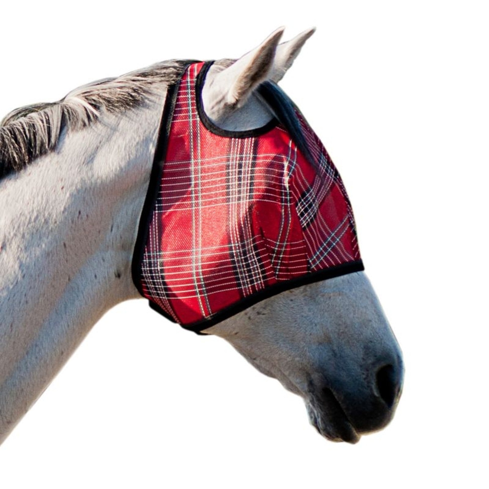 Kensington Fly Mask with Web Trim Large Deluxe Hun
