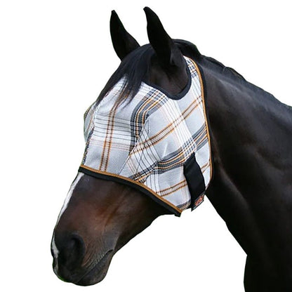 Kensington Fly Mask with Web Trim Large Deluxe Hun