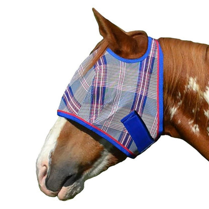 Kensington Fly Mask with Web Trim Large Deluxe Hun