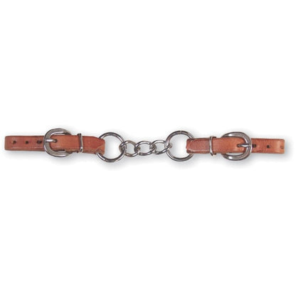 Martin 3-Link Harness Leather Curb Strap
