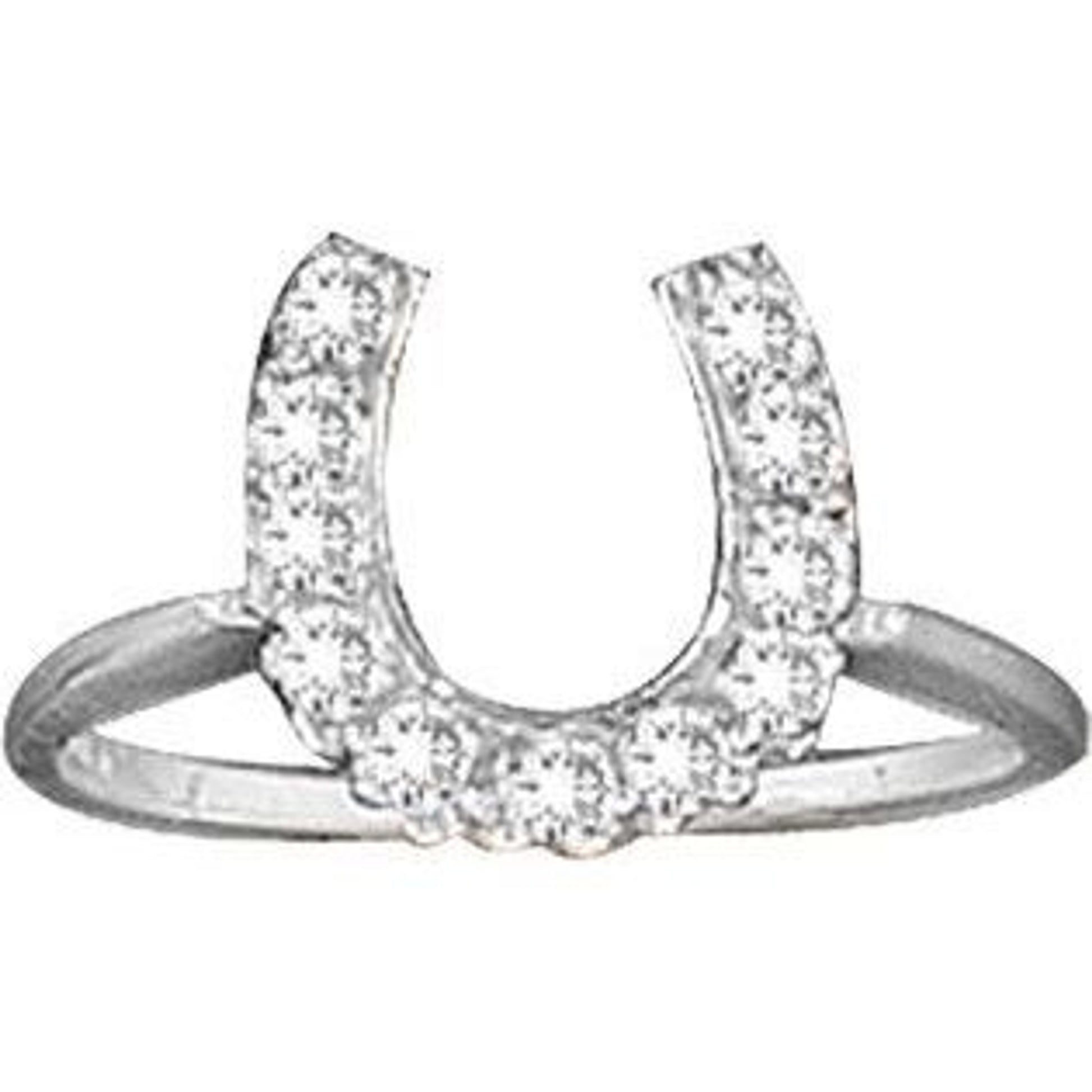 Kelly Herd Large Horseshoe Ring