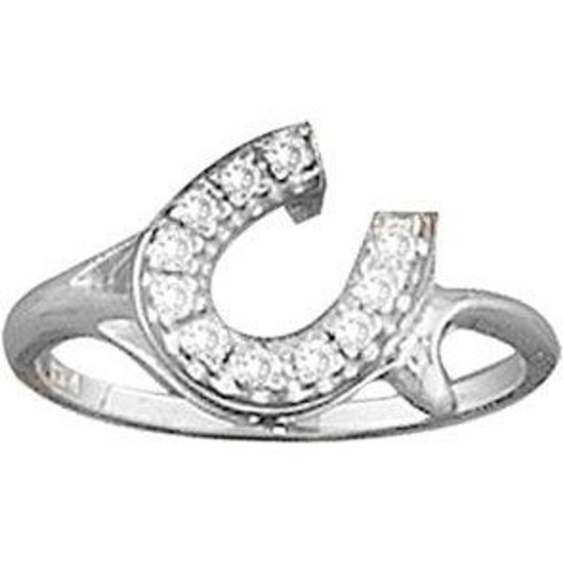 Kelly Herd Offset Horseshoe Ring