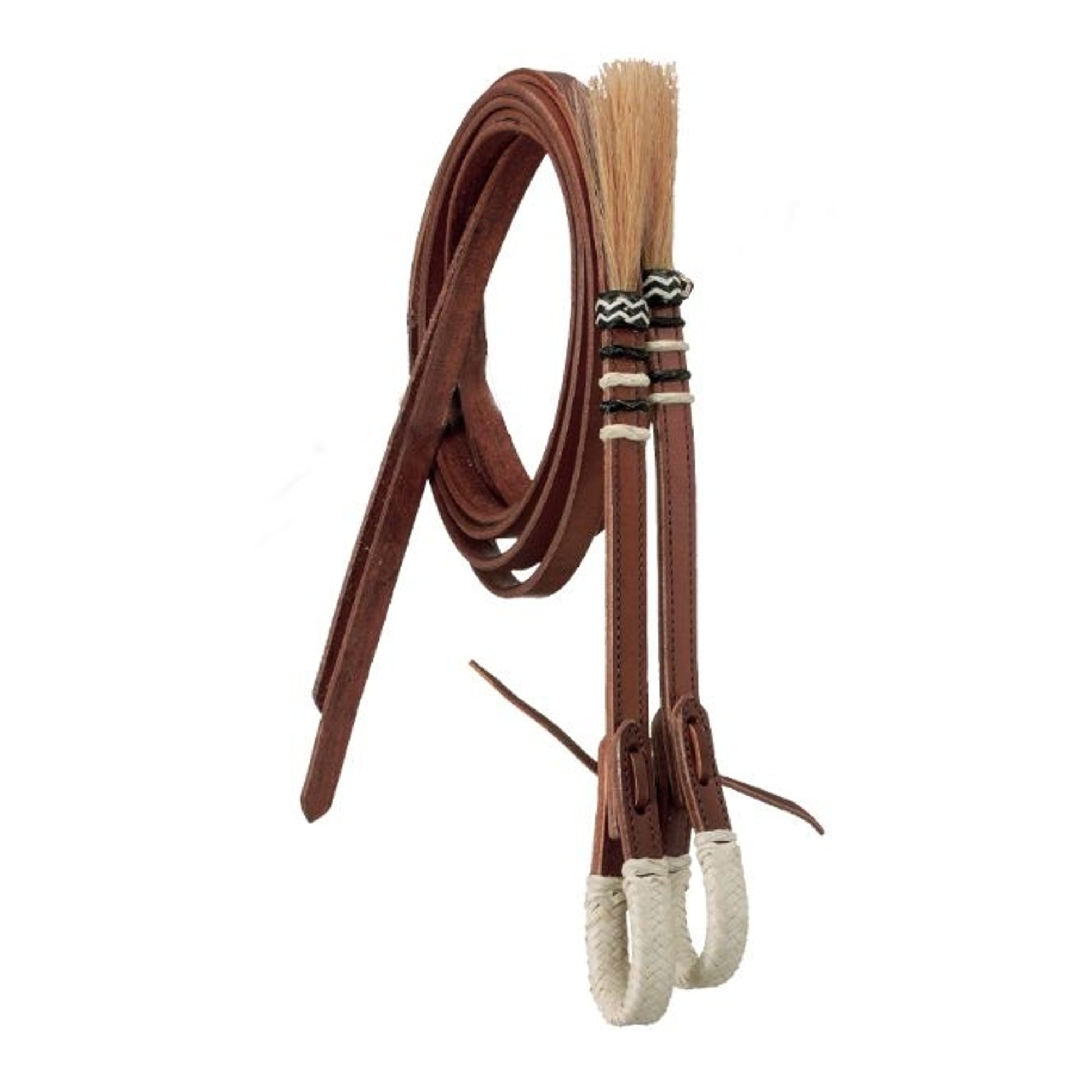 Royal King Rolled Braided Tassel Split Reins