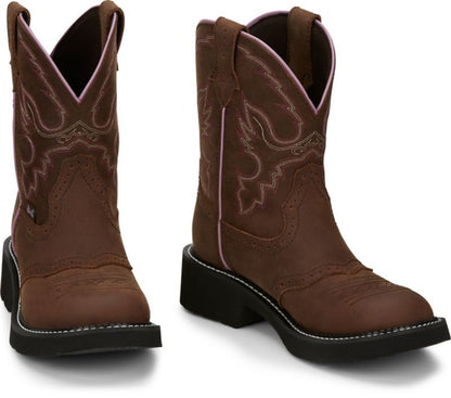 Justin Ladies Gypsy Gemma 8in Round Toe Boots