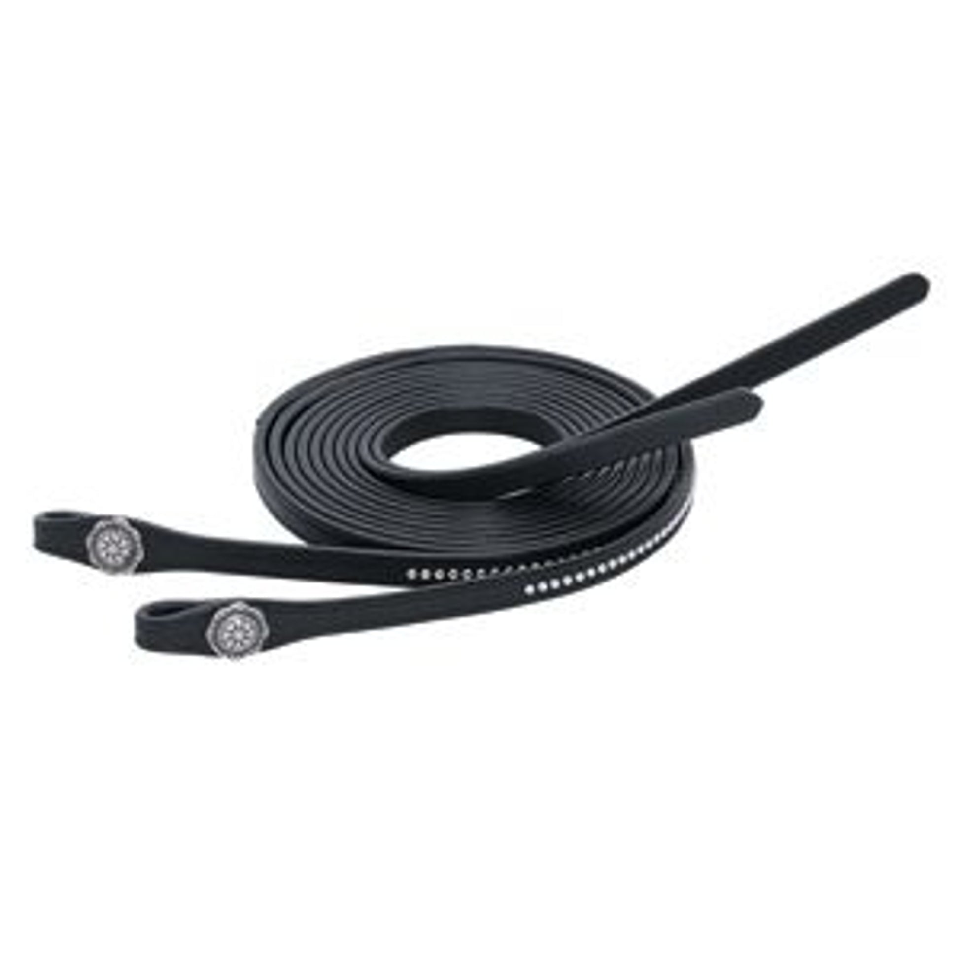 Weaver Back in Black Split Reins