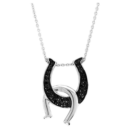 Kelly Herd Double Horseshoes Necklace